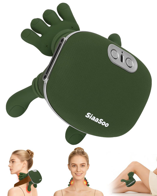 StarEEl Siaasoo neck massager with bionic head for hand-like neck relief.