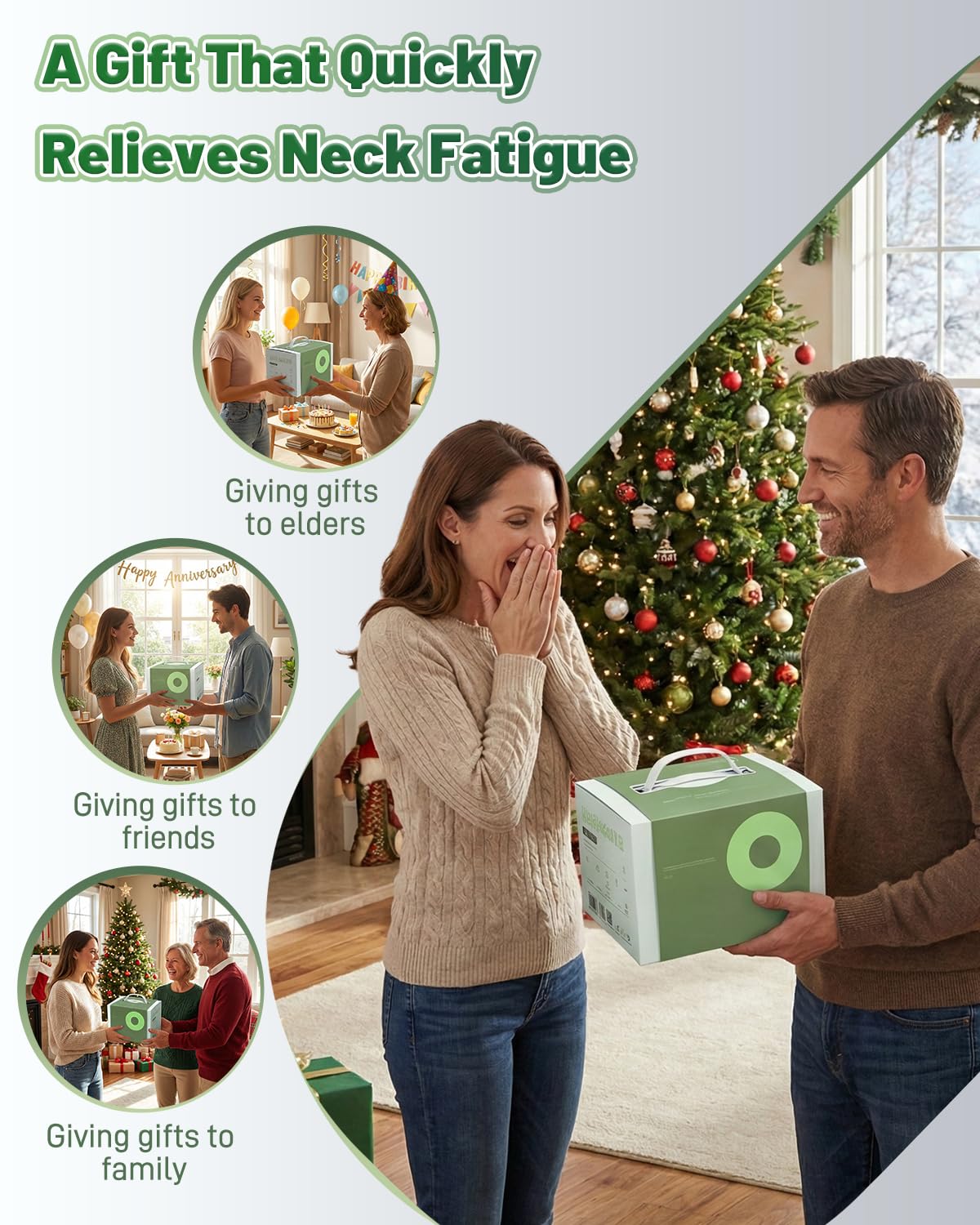 StarEEl Siaasoo compact, portable neck massager for travel and office use.