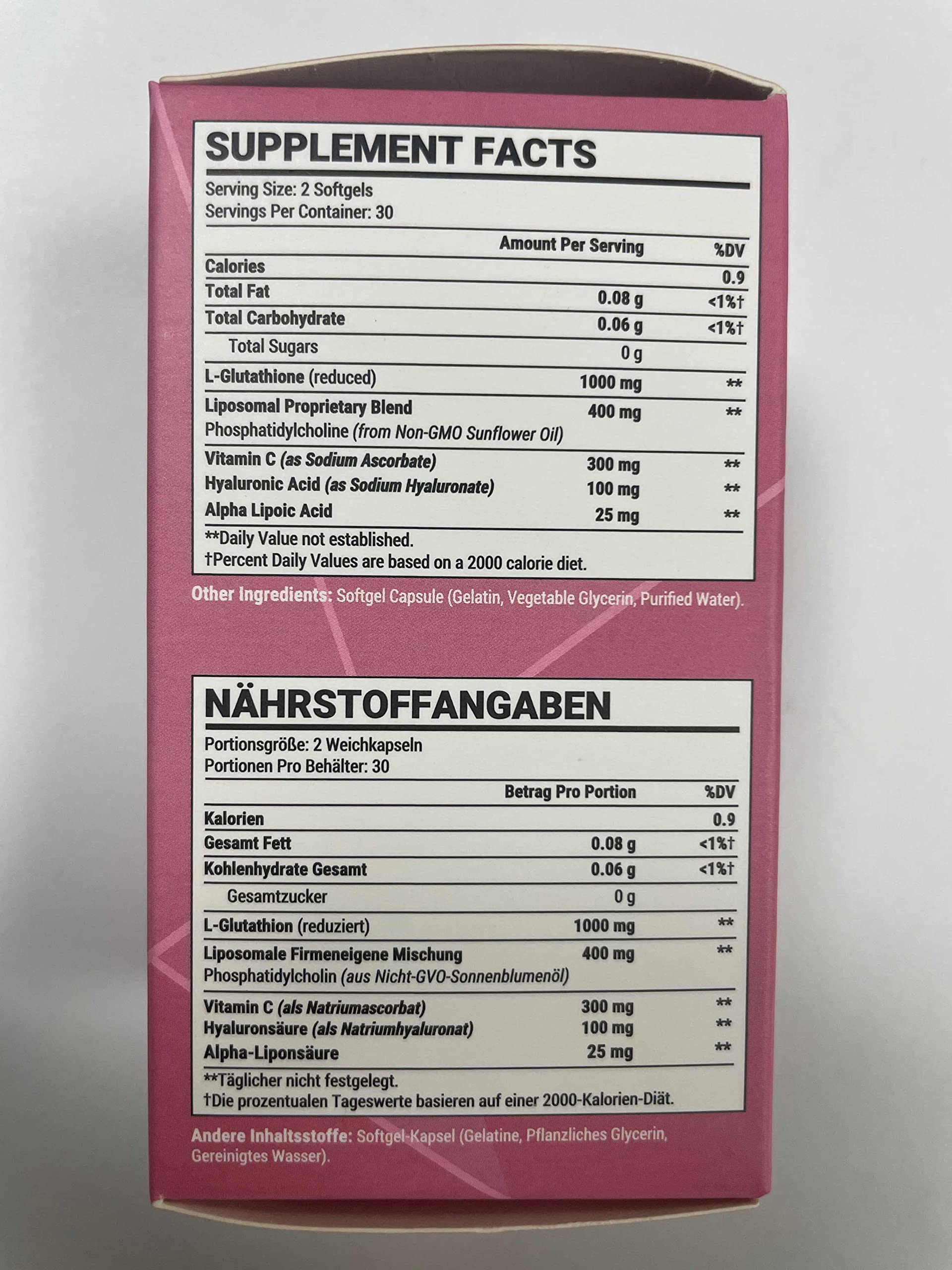 Starehonorr bottle and label convey purity and allergen-free ingredients.