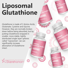 Starehonorr packaging highlights liposomal technology for advanced delivery.