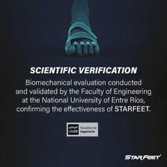 StarFeet postural-correction focus improves alignment and movement efficiency for athletes