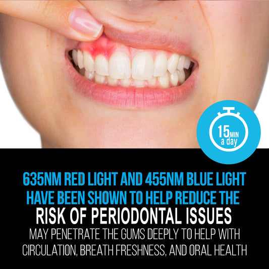 Starlite Smile dual-mode light demonstrates easy switch between red and blue settings.