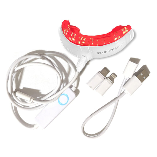 Starlite Smile red light device for gums with 32 LEDs for at-home gum care.