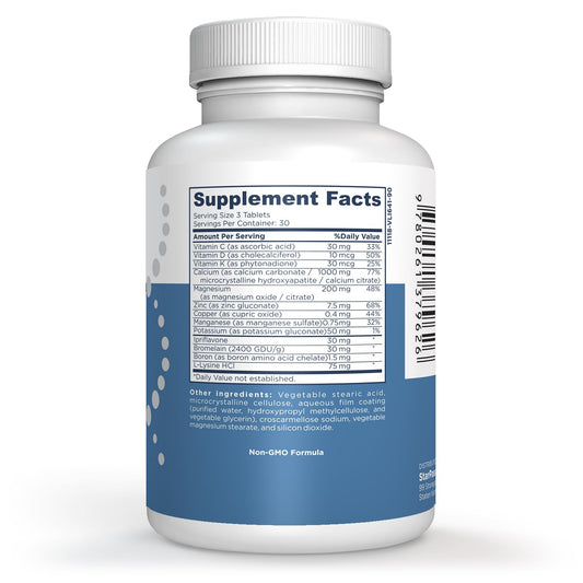 StarPass Labs Bone MD bottle packaging showing easy daily supplementation