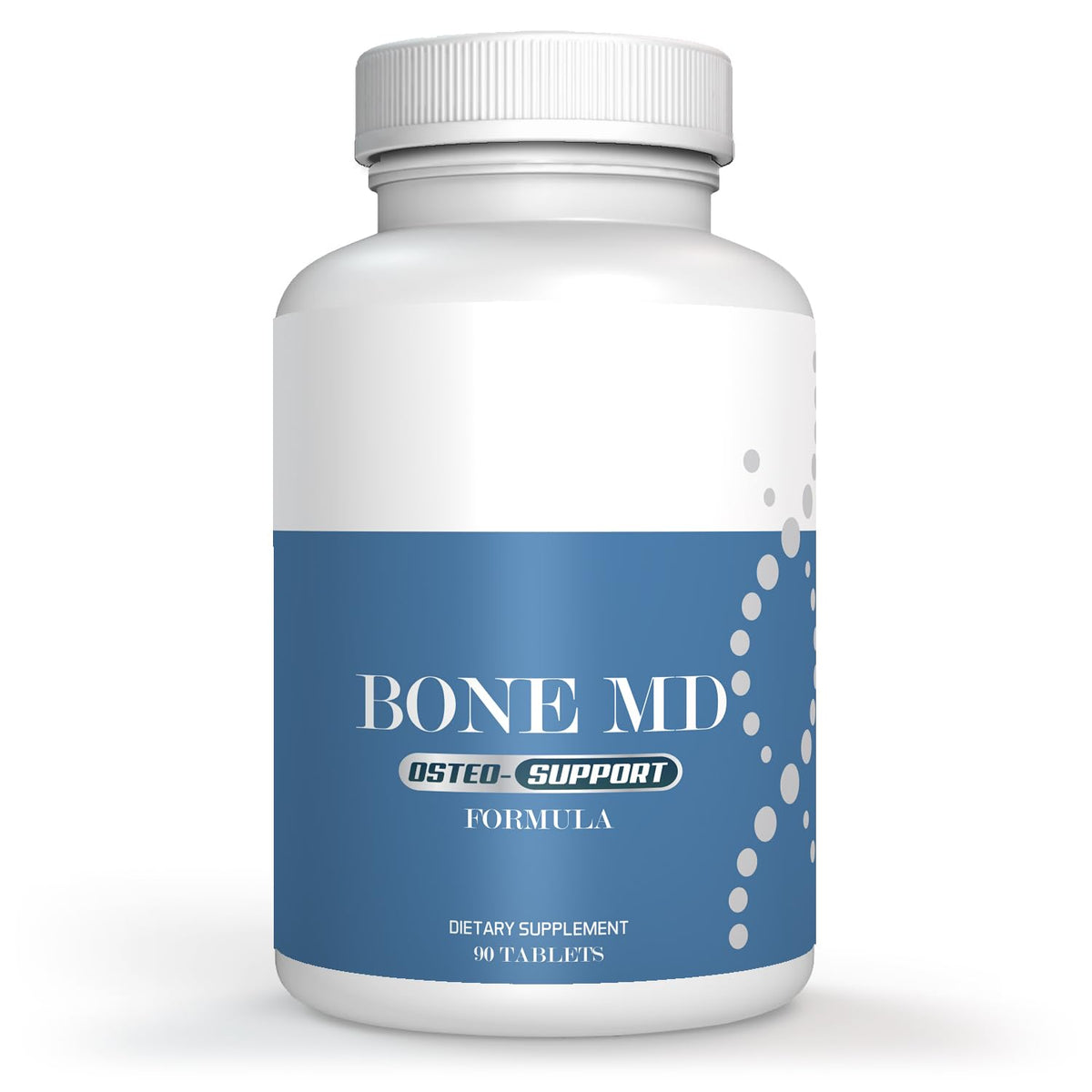 StarPass Labs Bone MD tablet close-up, highlighting calcium-rich formula for bone support