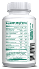 Close view of StarPass Labs Pure Eye Health capsules inside the bottle