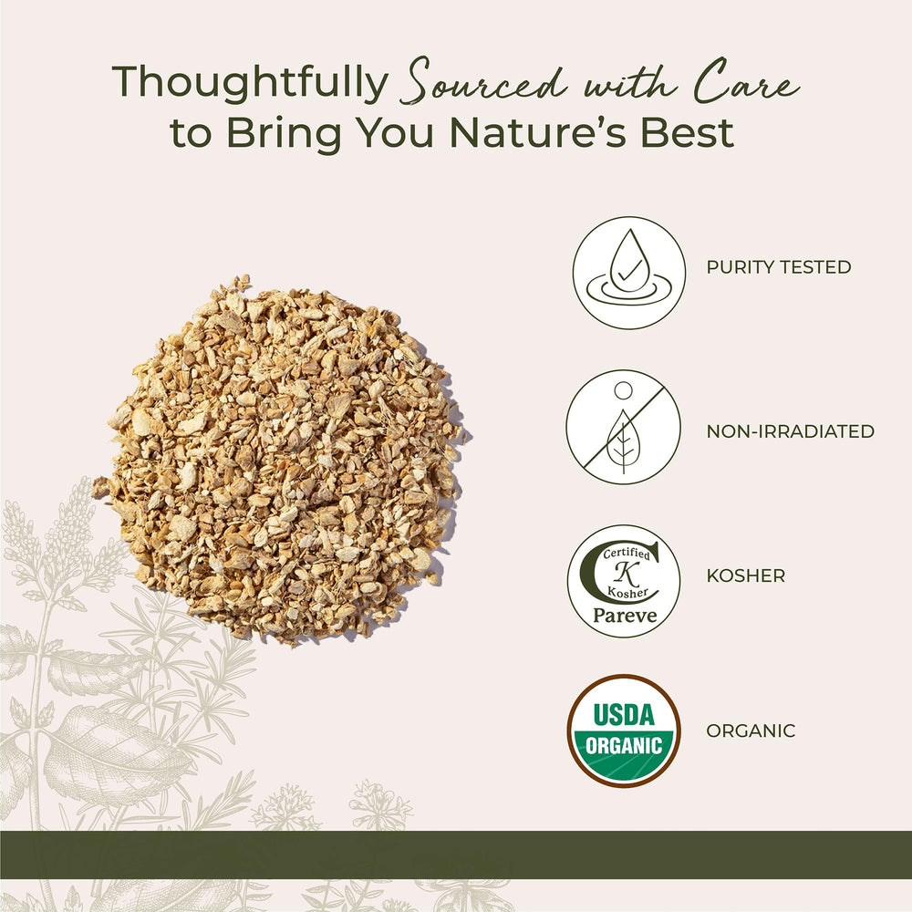 Starwest Botanicals Dried Ginger Root great for baking, adding depth and bright spice.