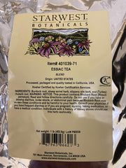 Starwest Botanicals Essiac Tea 1 lb package, ready for convenient home brewing