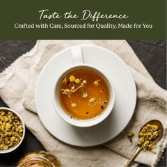 Kosher-certified organic chamomile label on Starwest product packaging
