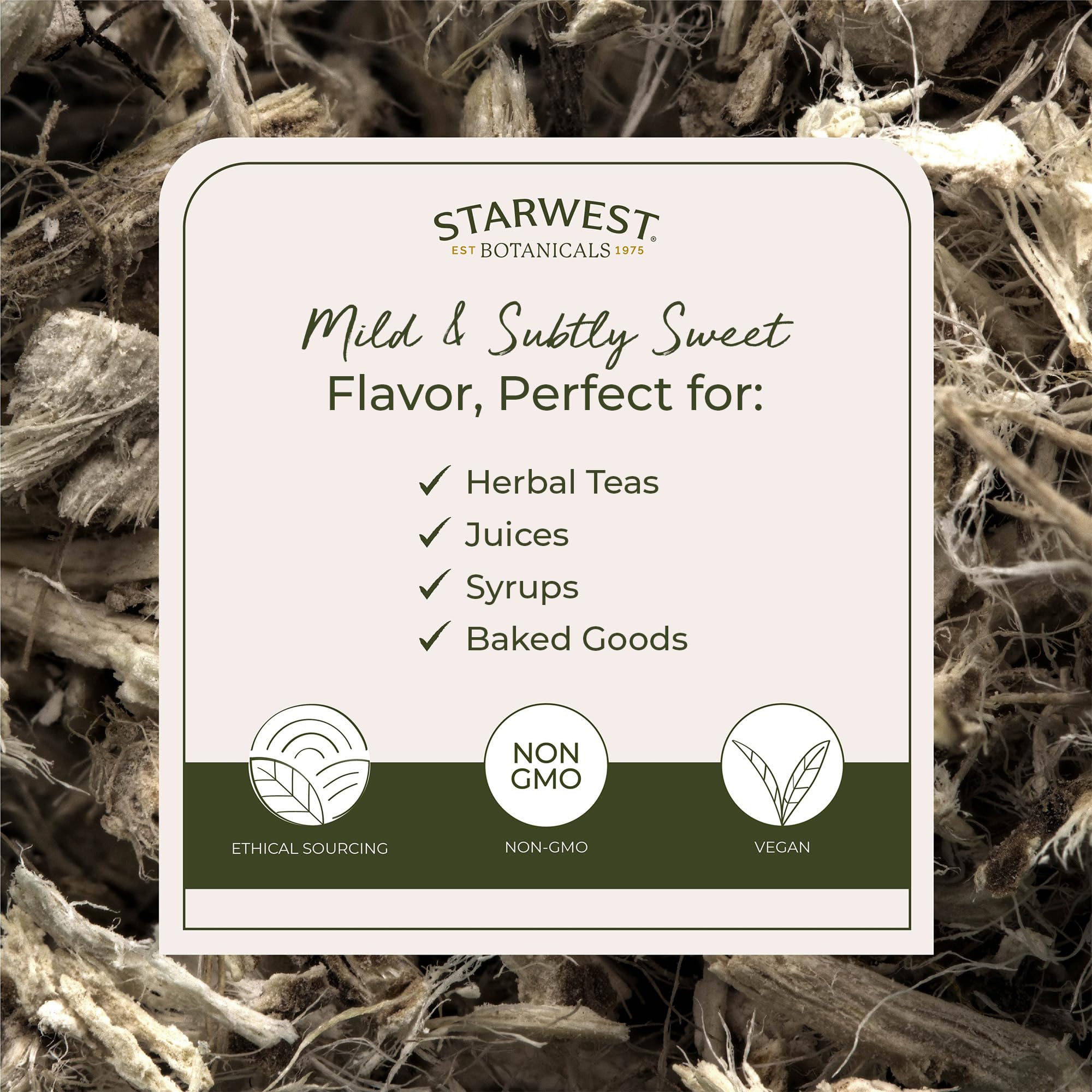 Starwest Marshmallow Root loose tea collection for home infusions.