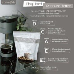 Close-up of label highlighting servings and hydrolyzed ingredients.