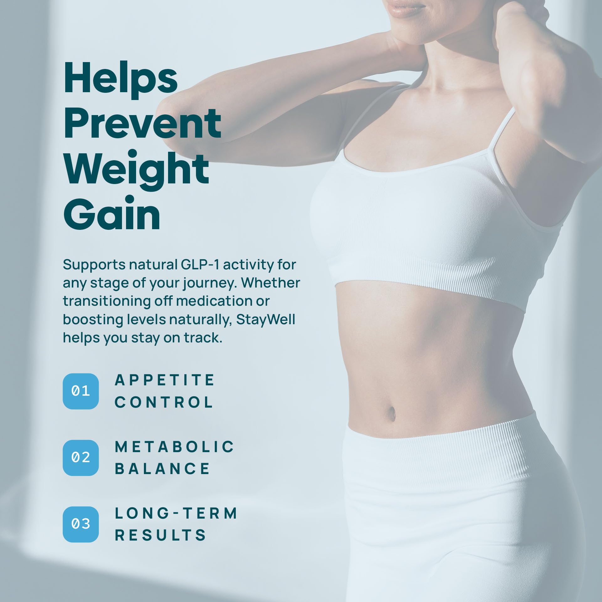 Stay-Well Naturals Garcinia Cambogia GLP-1 ingredient focuses on metabolic balance.