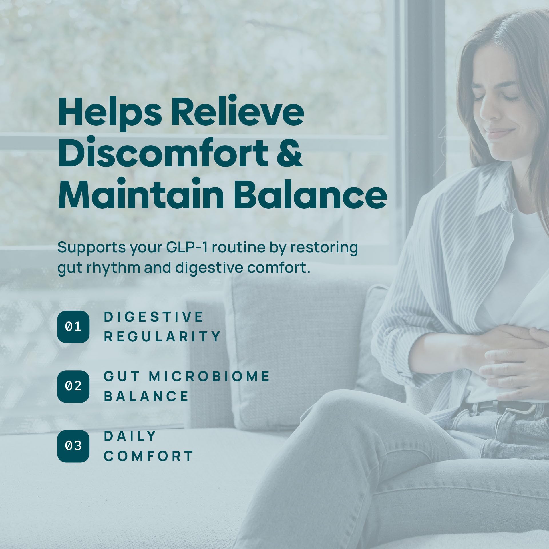 Stay-Well Naturals GLP-1 Constipation Support fiber blend ready for daily use.