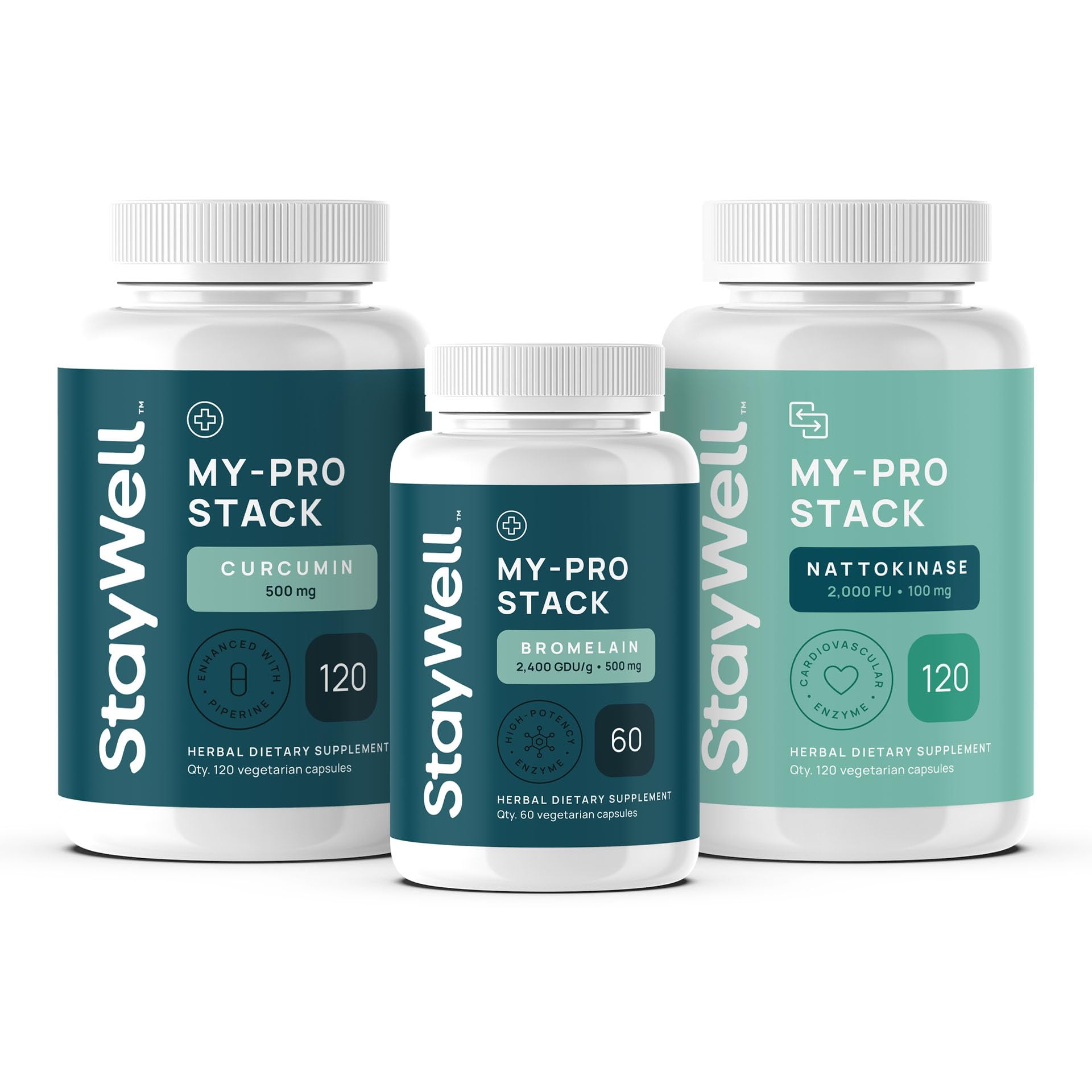 Stay-Well Naturals spike protein supplement bottle for daily wellness support