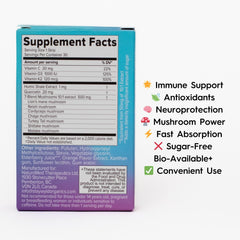 Citrus-flavored Stay Wyld Immunity Strips with vitamin blend for daily routine.