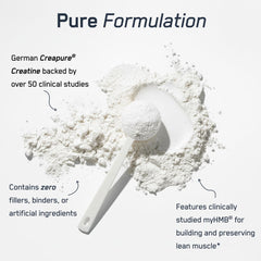 Unflavored SteelFit powder blends seamlessly into beverages