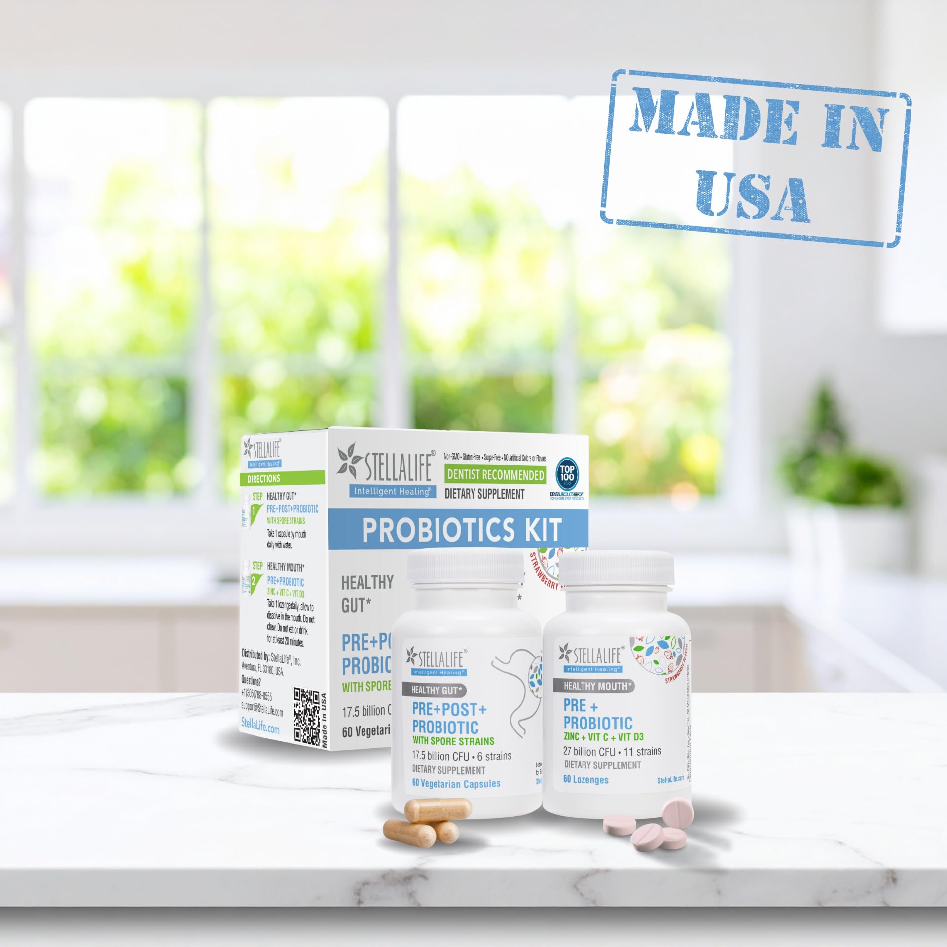 StellaLife Probiotics 60-Day Kit emphasizes long-term routine support.