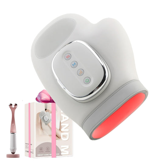 Stellamist Hand Massager cordless design enables portable relief anywhere.