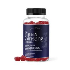 Stellar Secret Korean Red Ginseng gummies front label highlights potent 1500mg formula for energy
