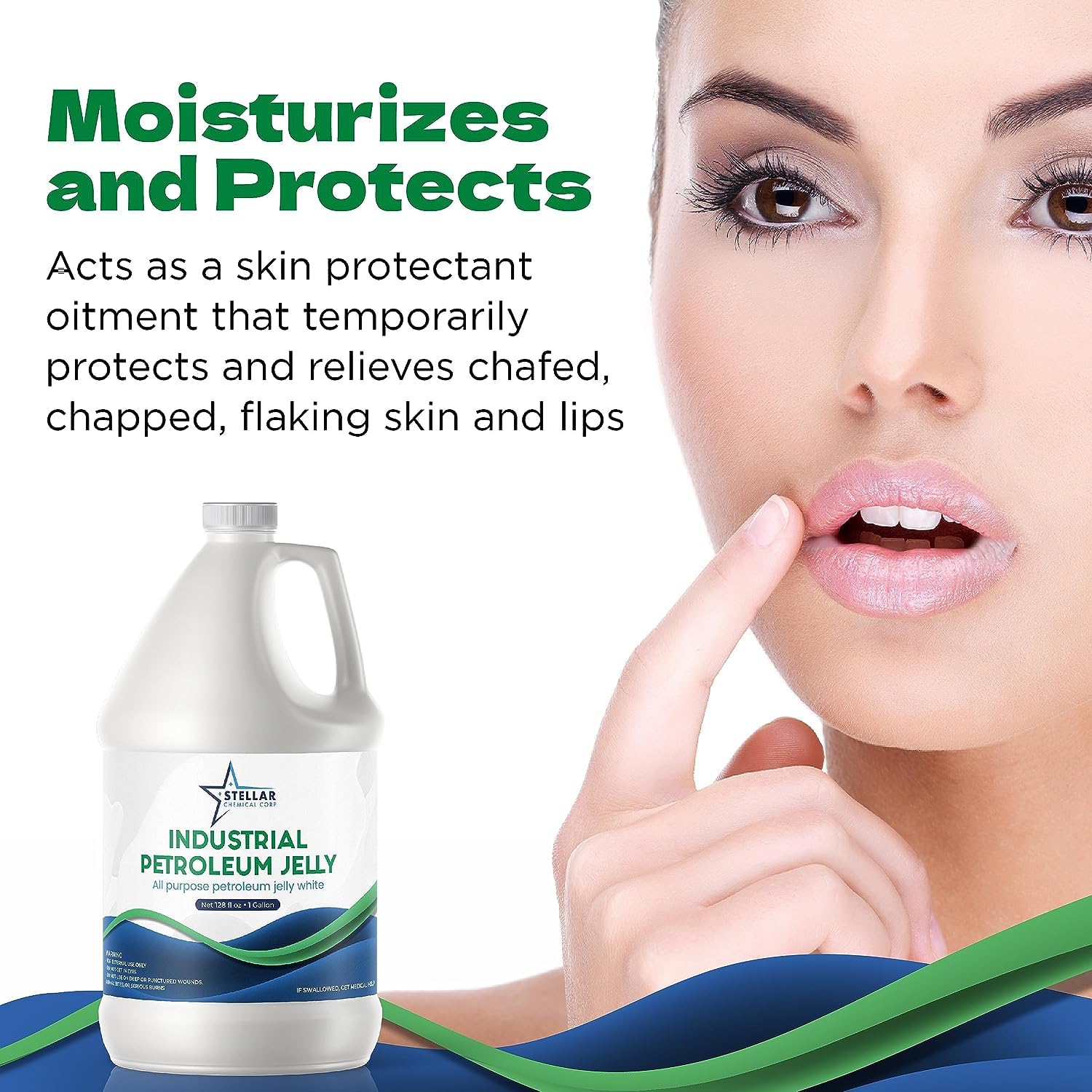 STELLAR Snow White petroleum jelly as a cosmetic base for creams and balms