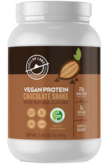Stellar Labs Vegan Protein Chocolate canister highlights plant-based protein for everyday shakes.