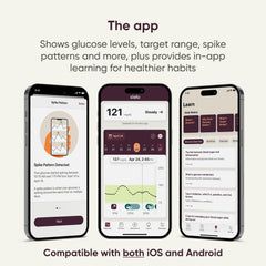 Stelo app compatibility for iOS and Android with seamless data sync