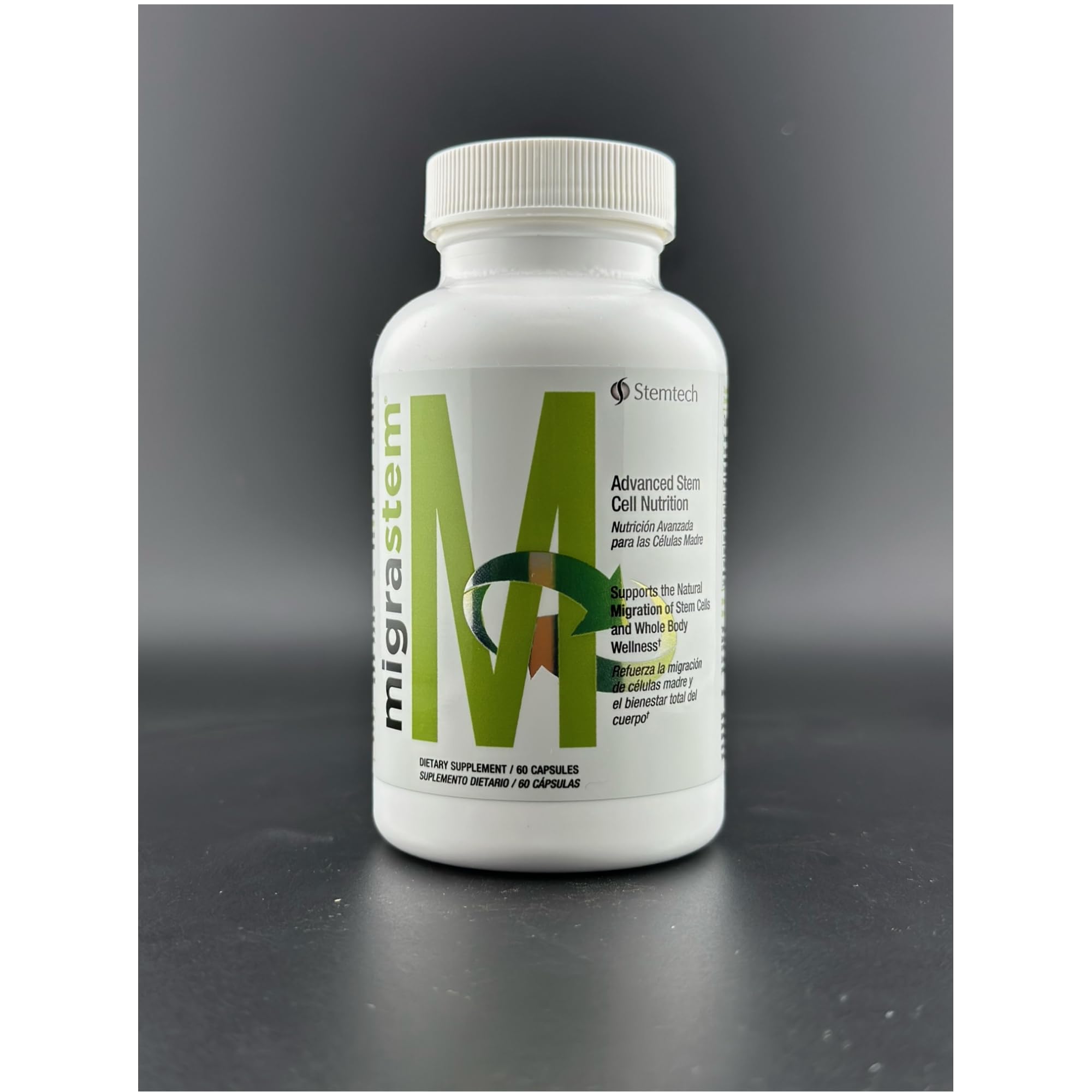 StemTech MigraStem vitamin C and D3 visual hints at synergy for vitality