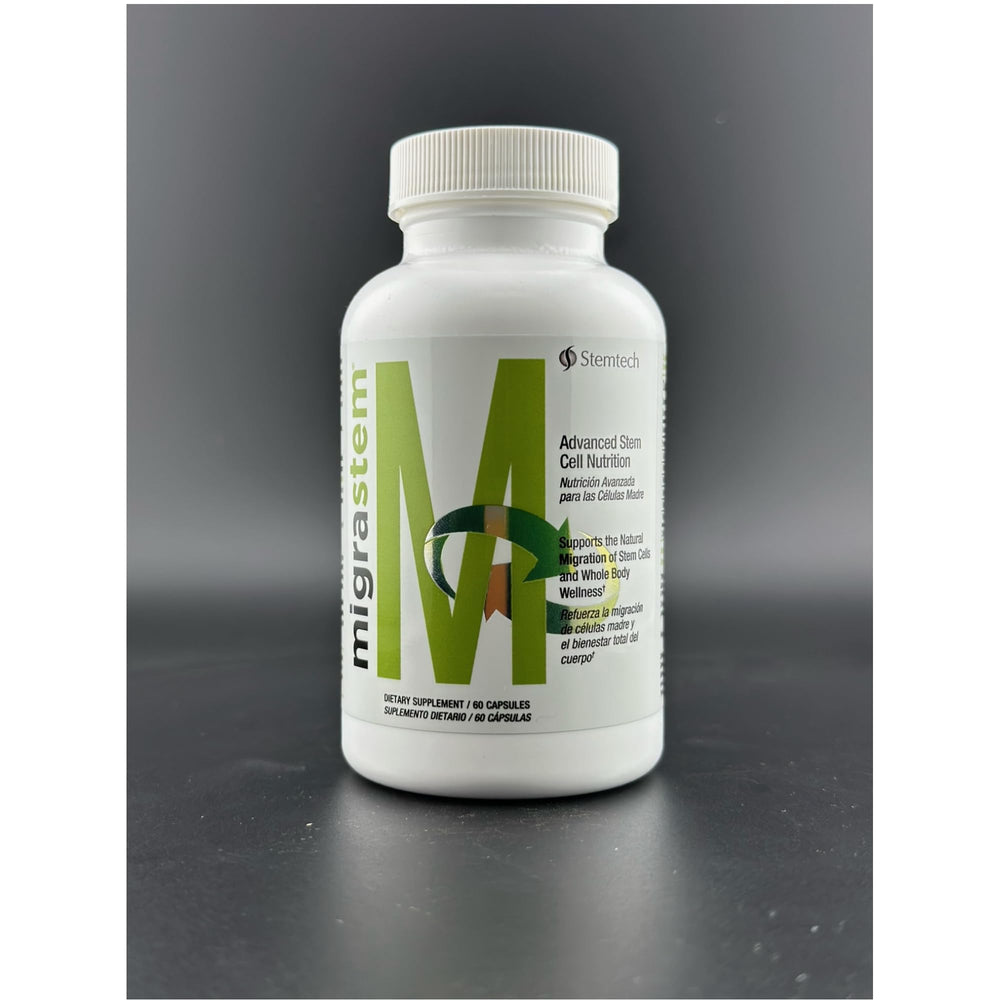 StemTech MigraStem vitamin C and D3 visual hints at synergy for vitality
