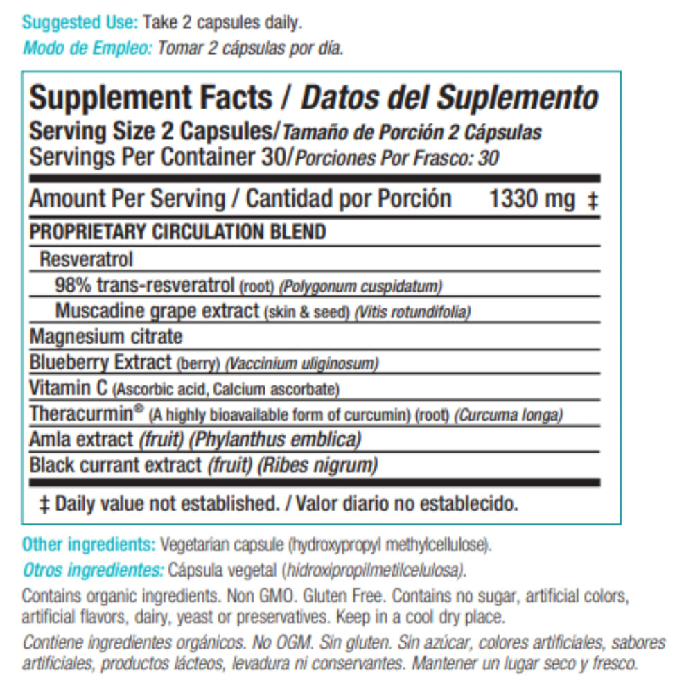 Close-up of StemTech StemFlo capsules emphasizing easy-to-swallow daily use.