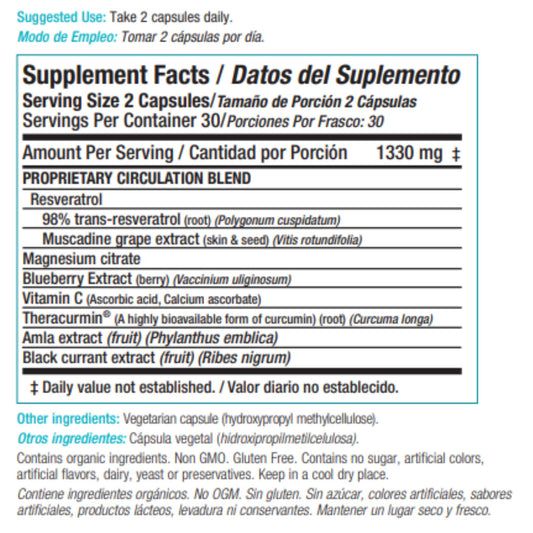 Close-up of StemTech StemFlo capsules emphasizing easy-to-swallow daily use.