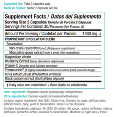 Close-up of StemTech StemFlo capsules emphasizing easy-to-swallow daily use.