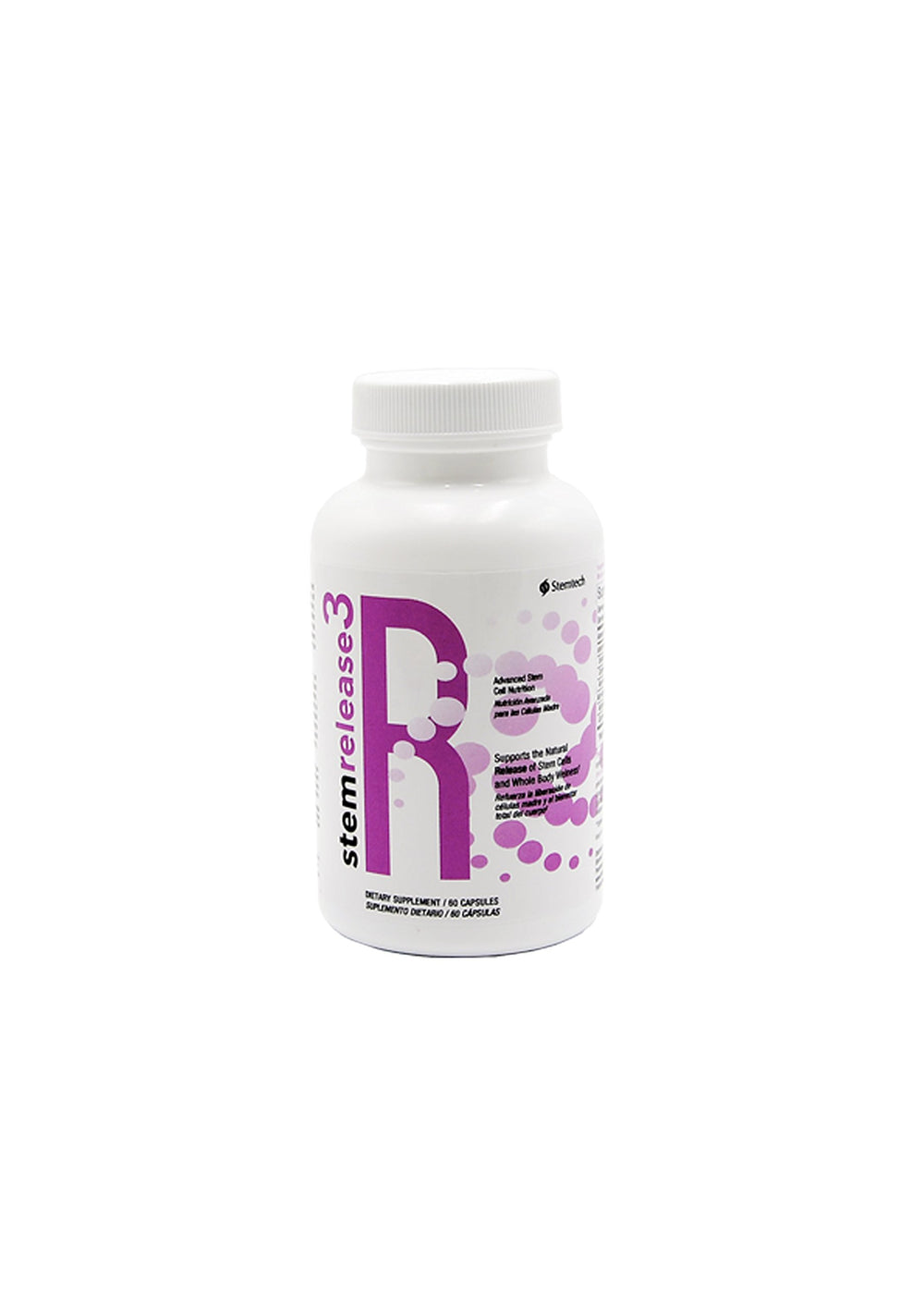 StemTech StemRelease3 capsules highlight convenient daily wellness support.