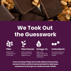 Step One Bars gluten-free and vegan, suitable for common dietary preferences.