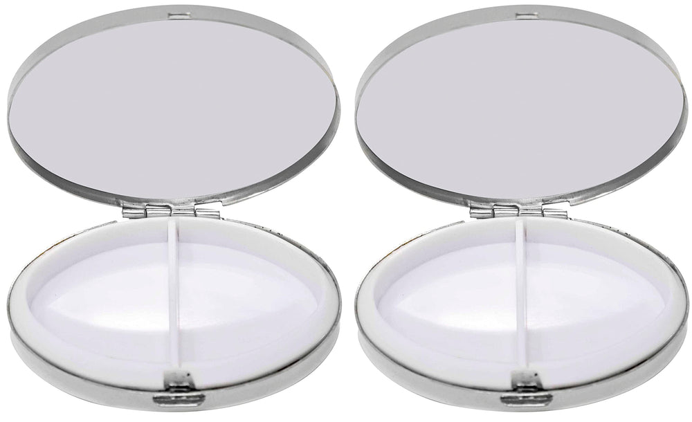 Stephanie Imports inside divider BPA-free, left and right compartments for organized pills.