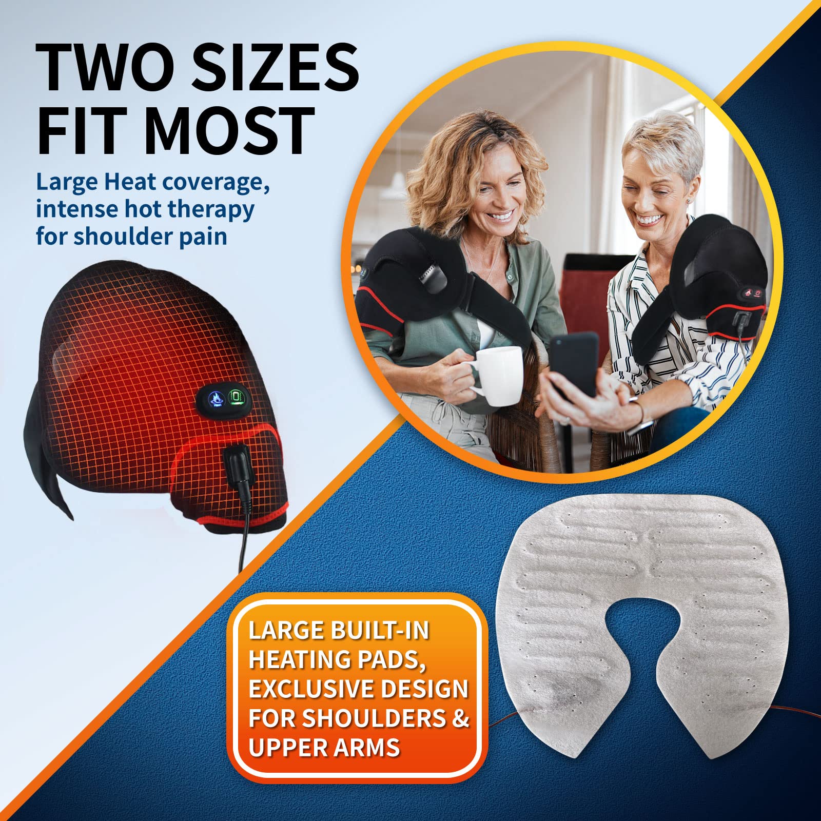 Sticro Left Shoulder Brace Fit demonstrates snug support during activity