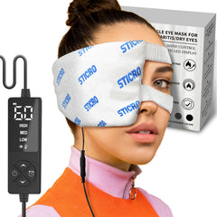 sticro stye eye warm compress front view demonstrating soothing heat therapy