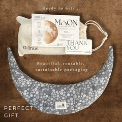 Stillnus Crescent Moon Pillow gift-ready packaging for wellness-minded friends.