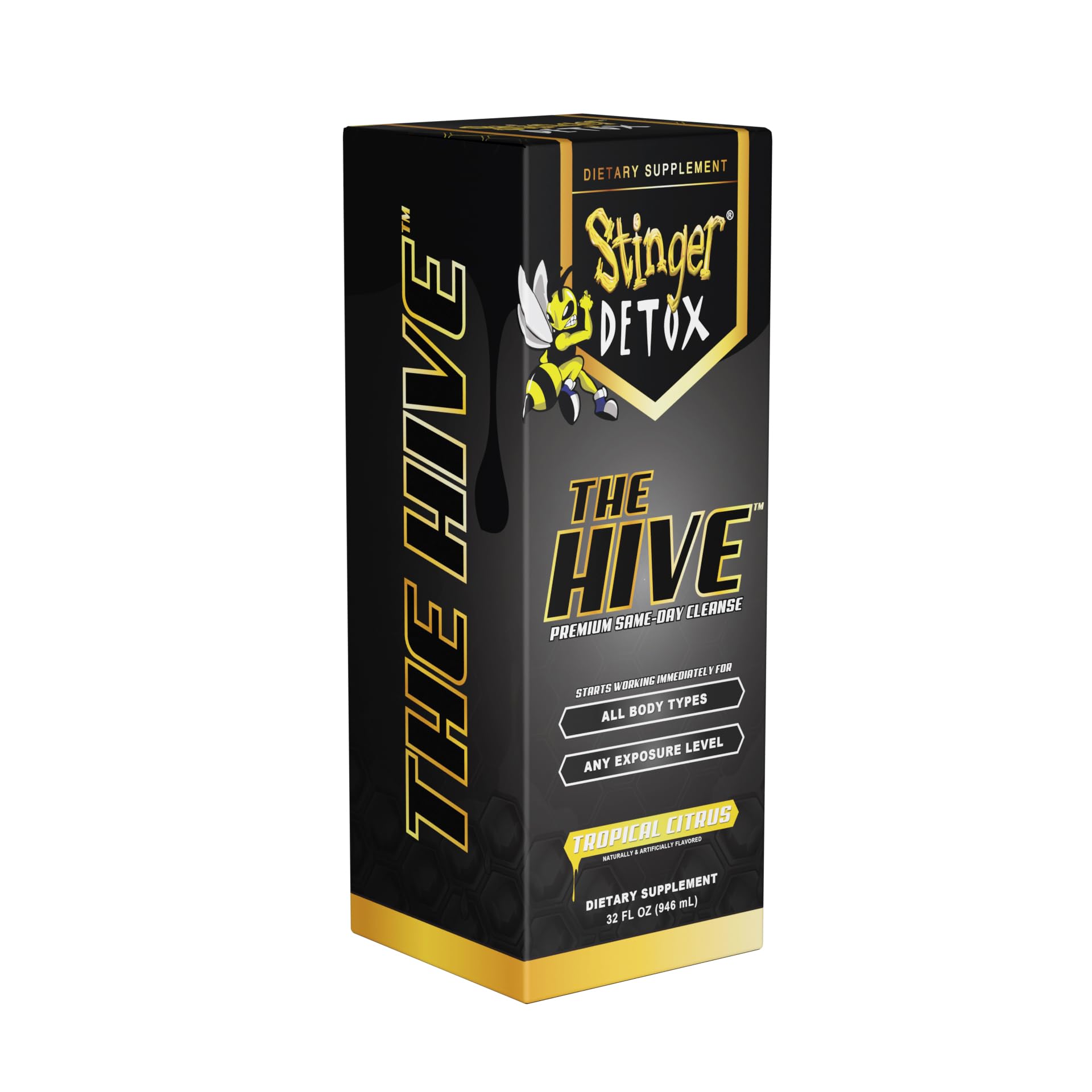 Stinger Detox Hive tropical citrus splash captures refreshing flavor for daily cleansing.