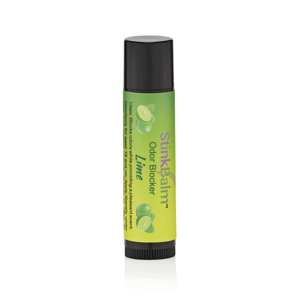 StinkBalm gift-set packaging showcases citrus odor protection ready to share