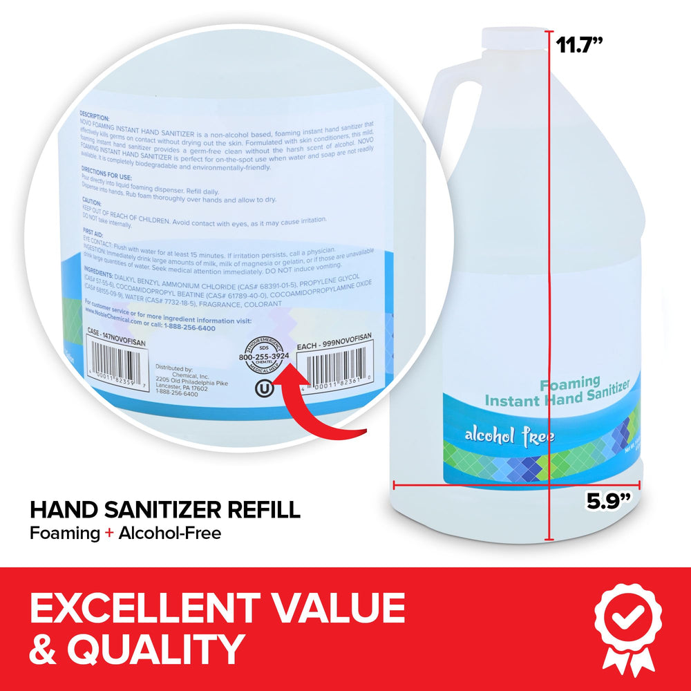 Stock Your Home refill for automatic dispensers, fragrance-free and alcohol-free formula.