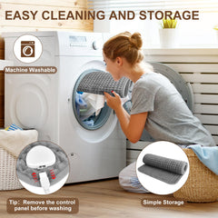 Stofiro heating pad with nine heat settings for customization