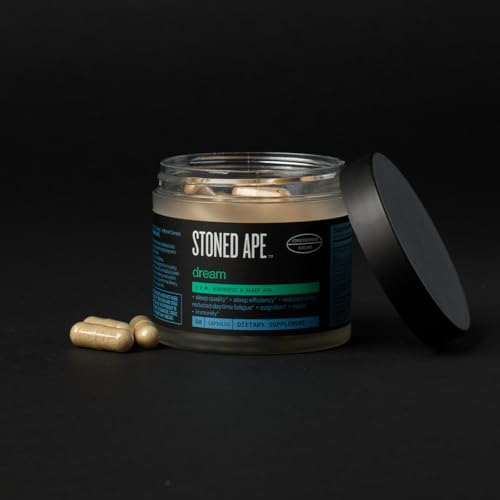 Stoned Ape Dream bottle pour demonstrates a simple nightly routine for sleep.