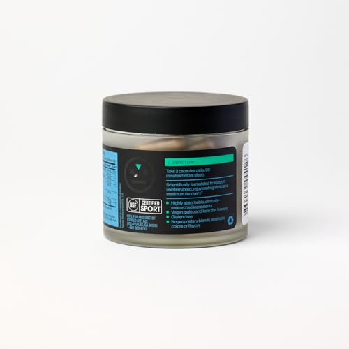 Stoned Ape Dream capsules macro reveals Venetron and melatonin synergy for circadian balance.