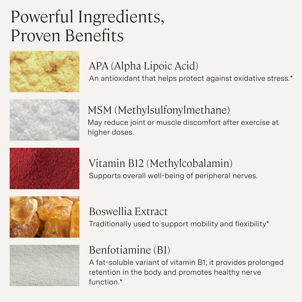 Stonehenge Dynamic Nerve packaging showing clean formula and 30-day supply