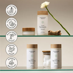 Stonehenge Health three capsules per serving highlighted on the label.