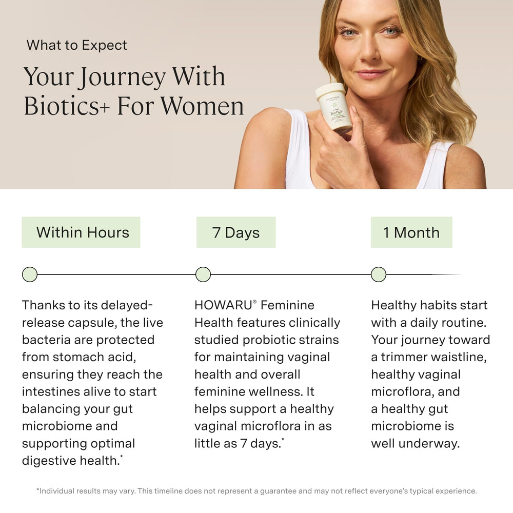 Label emphasizes 24 strains and 70B CFU for feminine wellness