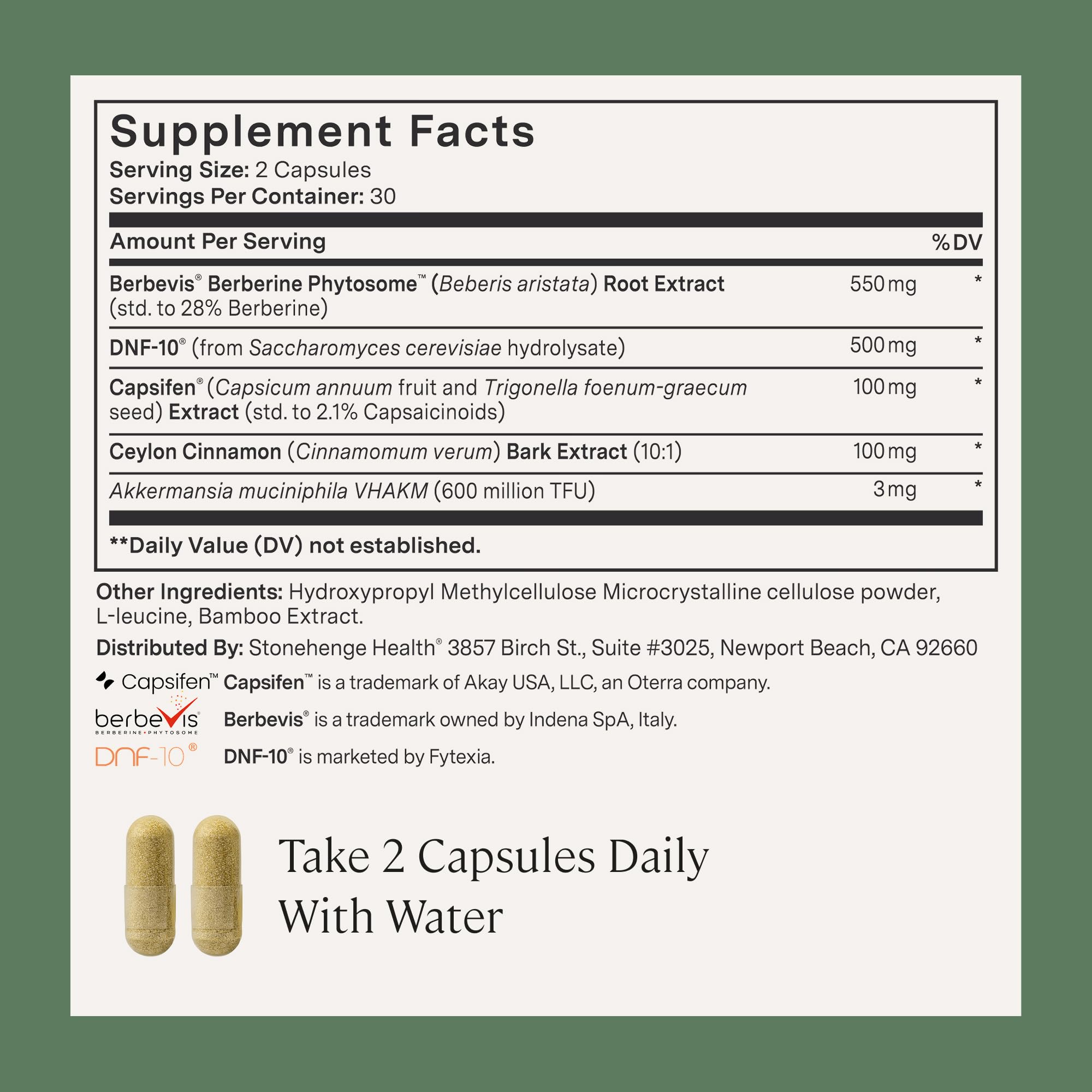 Stonehenge Health Dynamic GLP-1 label close-up highlights appetite and metabolism support.