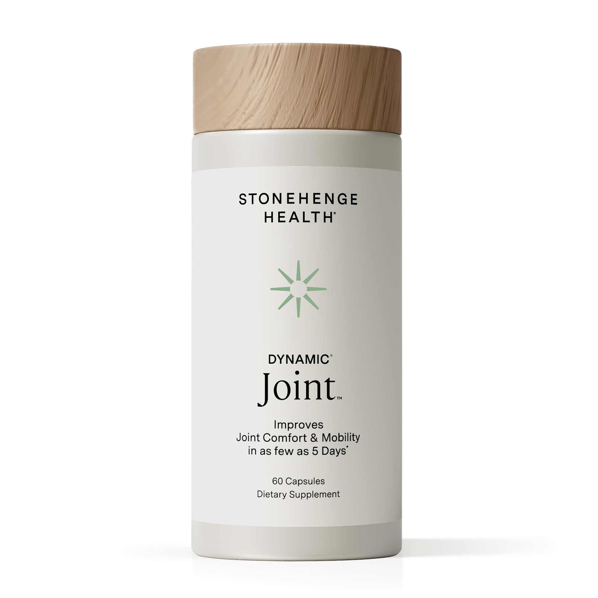 Stonehenge Health Dynamic Joint bottle showing 60 capsules for daily joint comfort