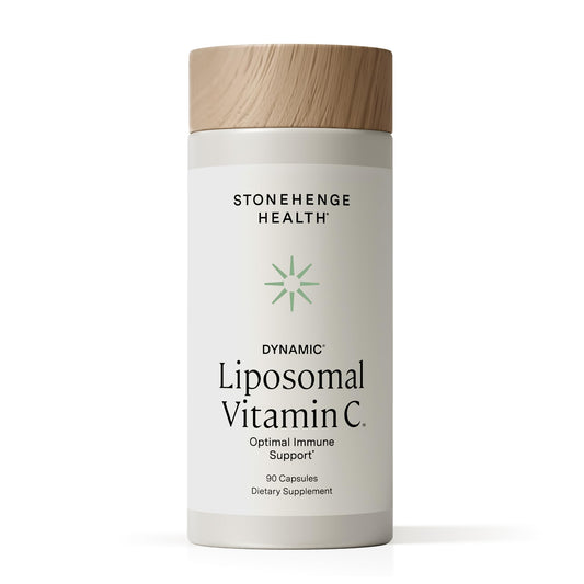 Stonehenge Health Dynamic Liposomal Vitamin C bottle with capsules for immune support