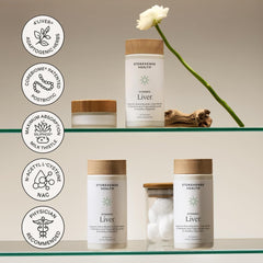 Stonehenge Health Dynamic Liver bottle displays USA manufacturing seal.